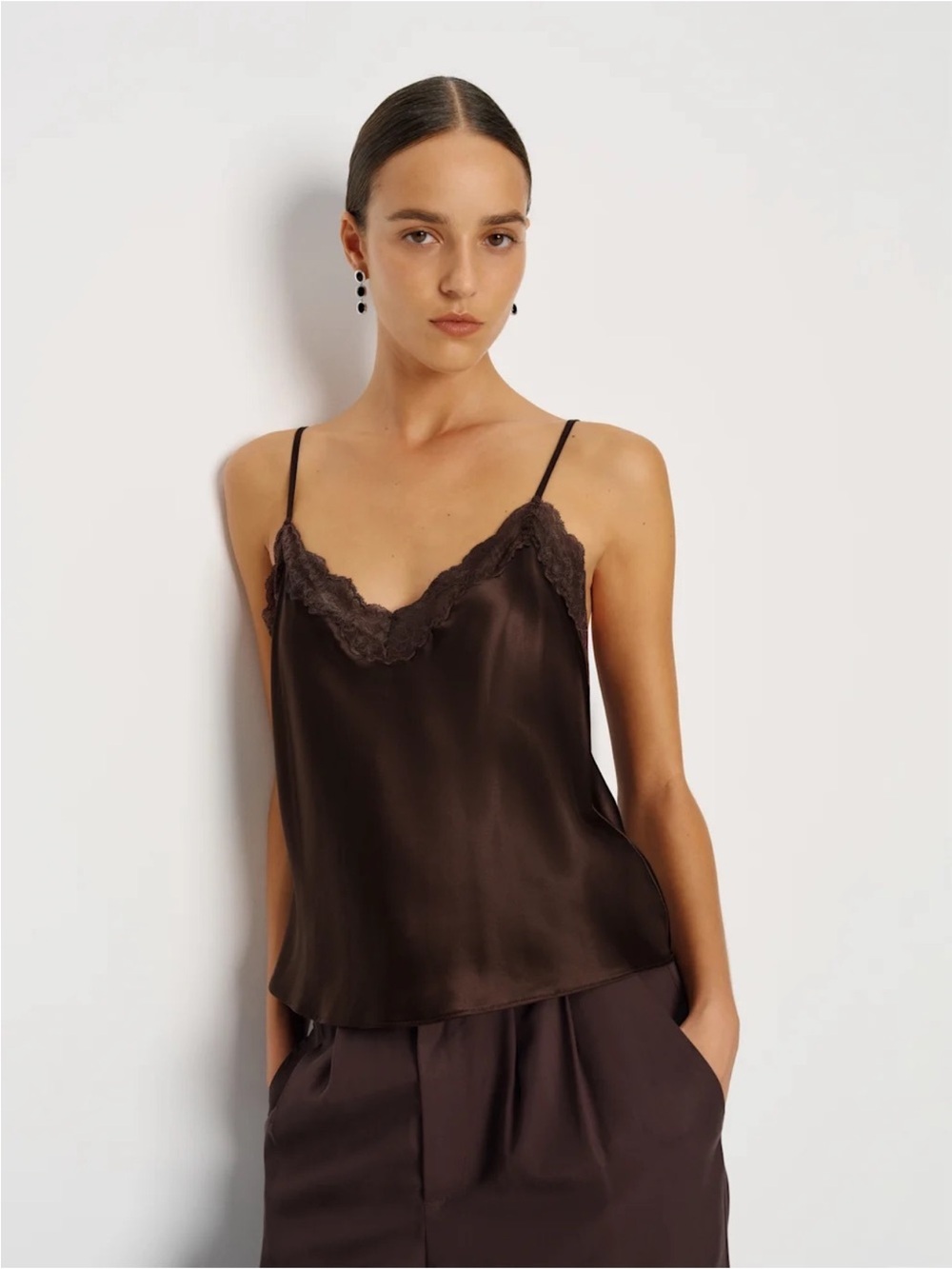Reformation Teddy Silk Top NWT Size XS